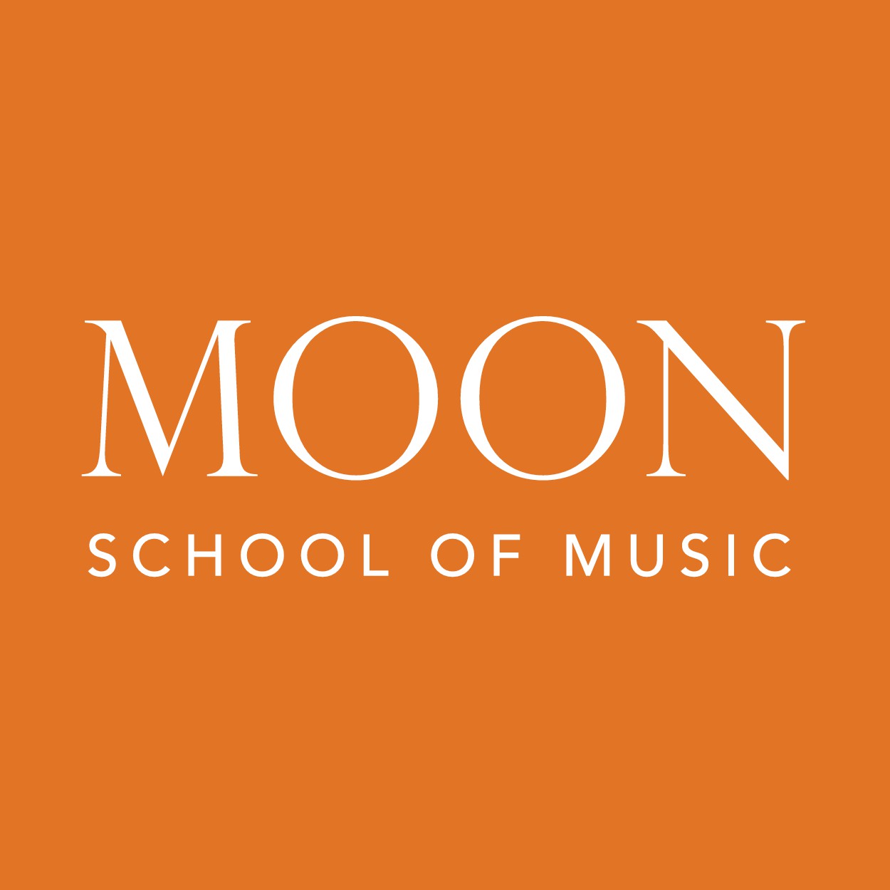 Moon School of Music Orange Square Logo